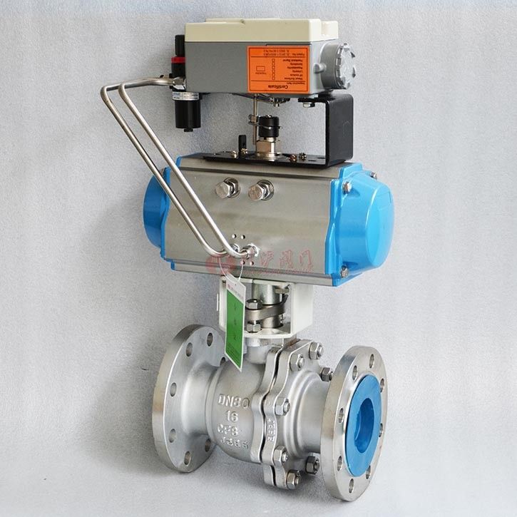 氣動調(diào)節(jié)球閥實(shí)物圖